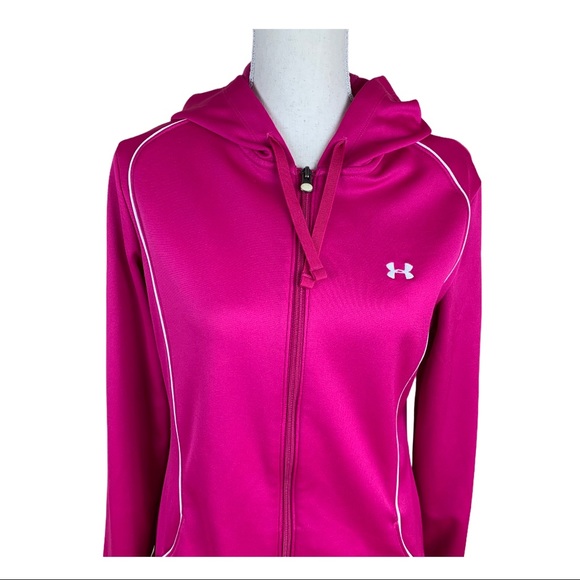 Under Armour Hot Pink Allseason Hoodie. Size M. - Picture 2 of 8